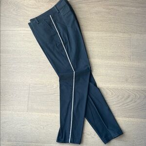 CAbi Black Pants with Stripe